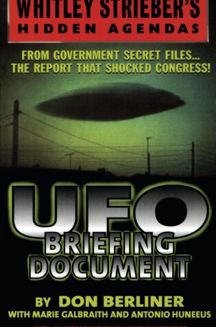 Cover of UFO Briefing Document