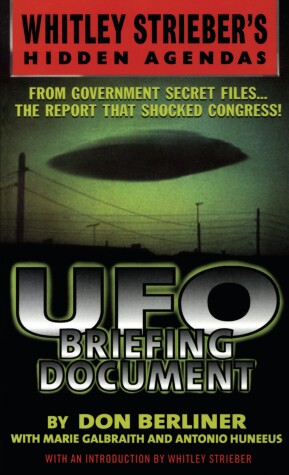 Book cover for UFO Briefing Document