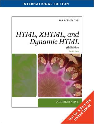 Book cover for New Perspectives on HTML, XHTML, and Dynamic HTML