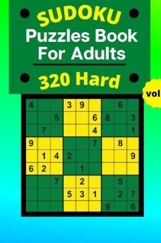 Cover of Hard Sudoku Puzzle Book For Adults