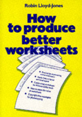 Book cover for How to Produce Better Worksheets