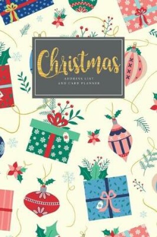Cover of Christmas Address List and Card Planner