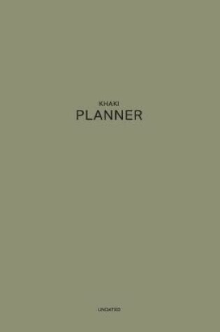 Cover of Undated Khaki Planner