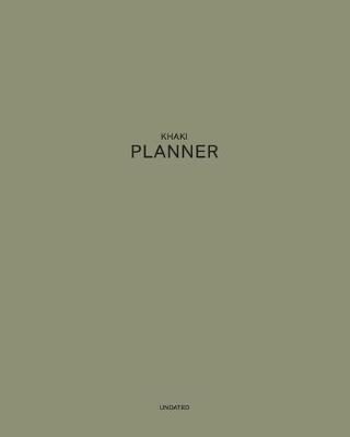 Book cover for Undated Khaki Planner