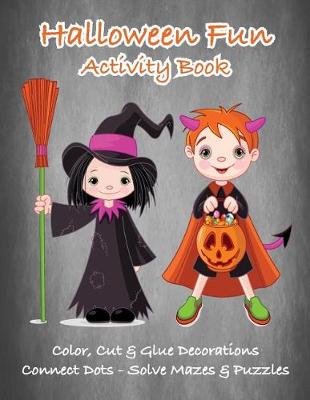 Book cover for Halloween Fun Activity Book