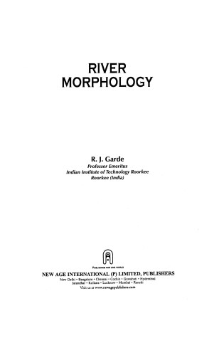 Cover of River Morphology