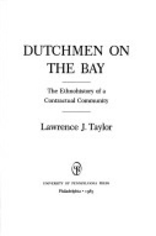 Cover of Dutchmen on the Bay