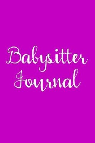 Cover of Babysitter Jurnal