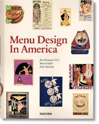 Book cover for Menu Design in America