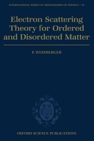 Cover of Electron Scattering Theory for Ordered and Disordered Matter