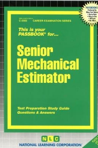 Cover of Senior Mechanical Estimator