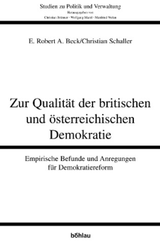 Cover of Zur Qualitat Der Britischen Und Osterreichischen Demokratie