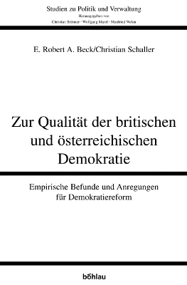 Book cover for Zur Qualitat Der Britischen Und Osterreichischen Demokratie