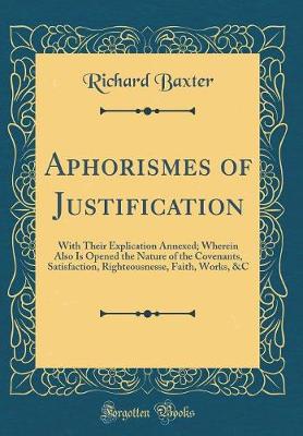 Book cover for Aphorismes of Justification