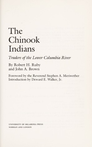 Book cover for Chinook Indians