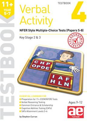 Book cover for 11+ Verbal Activity Year 5-7 Testbook 4