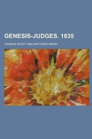 Cover of Genesis-Judges. 1835