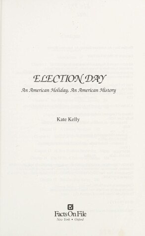 Book cover for Election Day