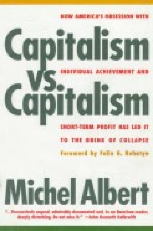 Cover of Capitalism Versus Capitalism