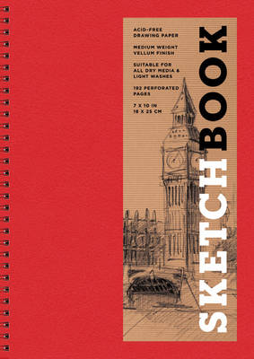 Book cover for Sketchbook (Basic Medium Spiral Red)