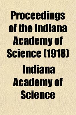 Book cover for Proceedings of the Annual Meeting of the Indiana Academy of Science Volume 27