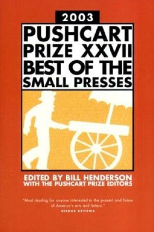 Cover of The Pushcart Prize XXVII