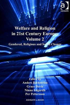 Book cover for Welfare and Religion in 21st Century Europe