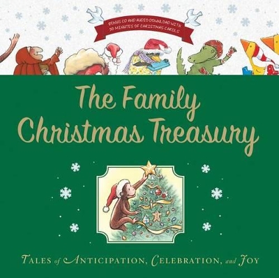 Book cover for The Family Christmas Treasury with CD and Downloadable Audio