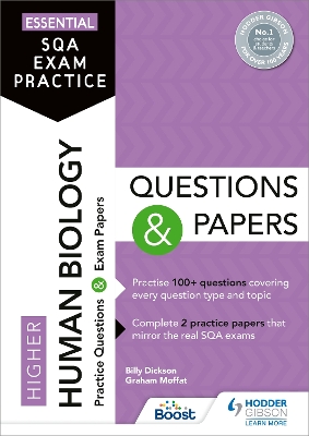Book cover for Essential SQA Exam Practice: Higher Human Biology Questions and Papers