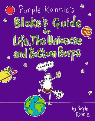 Book cover for Purple Ronnie's Blokes Guide to Life, the Universe and Bottom Burps