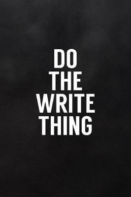 Book cover for Do the Write Thing