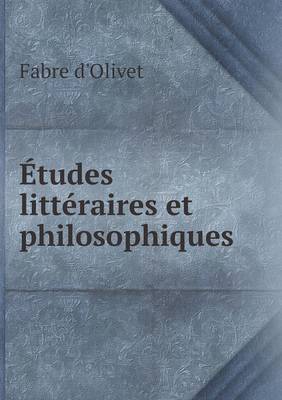 Book cover for Études littéraires et philosophiques