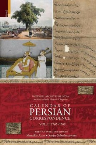 Cover of Calendar of Persian Correspondence 1767-1769