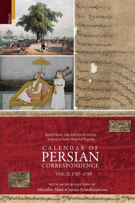 Book cover for Calendar of Persian Correspondence 1767-1769