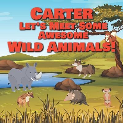 Book cover for Carter Let's Meet Some Awesome Wild Animals!