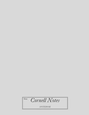 Book cover for Gray Cornell Notes Notebook