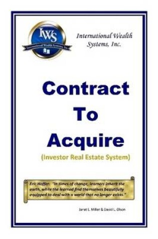 Cover of Contract To Acquire