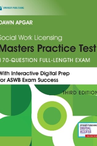 Cover of Social Work Licensing Masters Practice Test