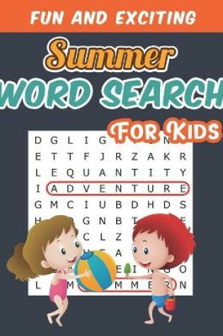 Cover of Summer Word Search For Kids
