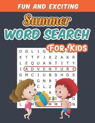 Book cover for Summer Word Search For Kids