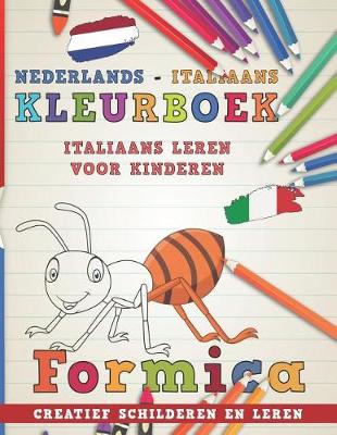 Book cover for Kleurboek Nederlands - Italiaans I Italiaans Leren Voor Kinderen I Creatief Schilderen En Leren