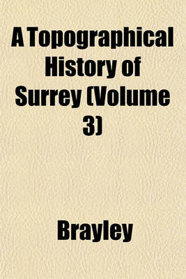 Book cover for A Topographical History of Surrey Volume 3