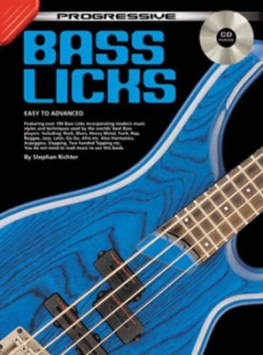 Book cover for Progressive Bass Licks