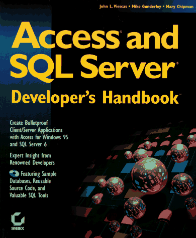 Book cover for Access and SQL Server Developer's Handbook