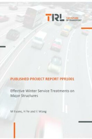 Cover of Effective Winter Service Treatments on Major Structures