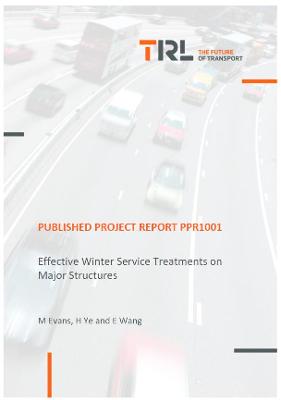 Cover of Effective Winter Service Treatments on Major Structures