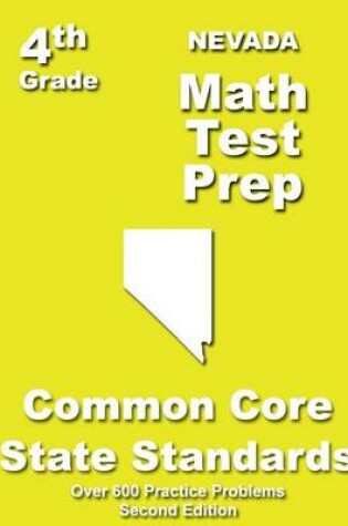 Cover of Nevada 4th Grade Math Test Prep