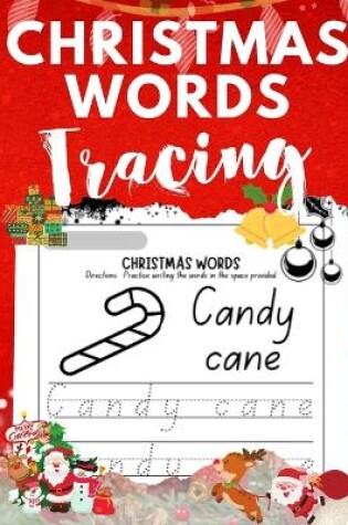 Cover of Christmas Words Tracing Workbook