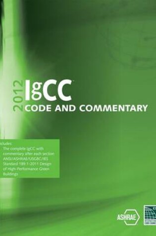 Cover of 2012 International Green Construction Code Commentary