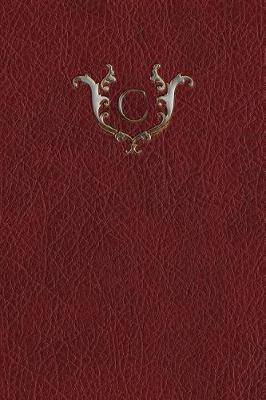 Book cover for Monogram "c" Grid Notebook